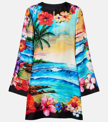 Cafetan en soie à imprimé - Dolce&Gabbana - Modalova