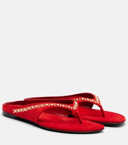 Tongs Sun-kissed en daim à ornements - Herbert Levine - Modalova