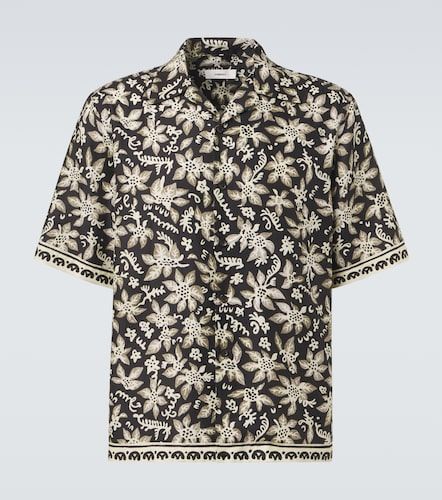 Chemise de bowling en coton et soie - Commas - Modalova