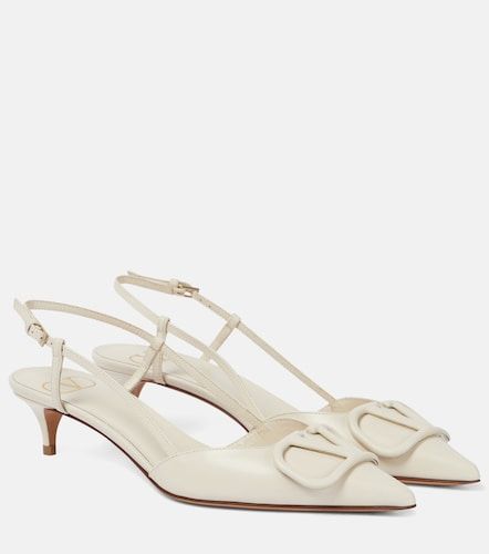 Escarpins VLogo en cuir - Valentino Garavani - Modalova
