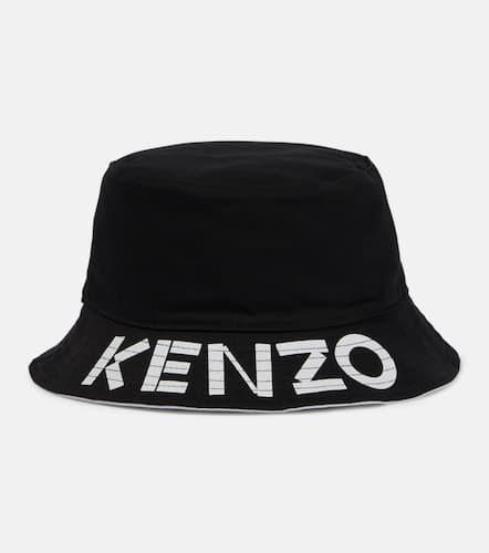 Chapeau réversible en coton à logo - Kenzo - Modalova