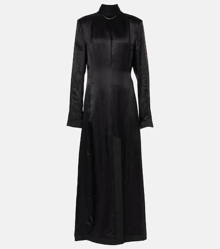 Robe longue en satin - MM6 Maison Margiela - Modalova