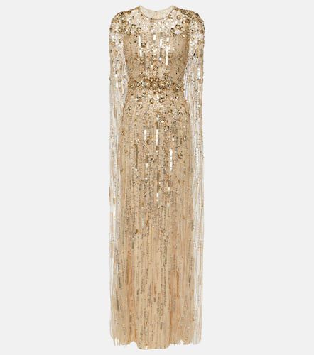 Robe longue à sequins - Jenny Packham - Modalova