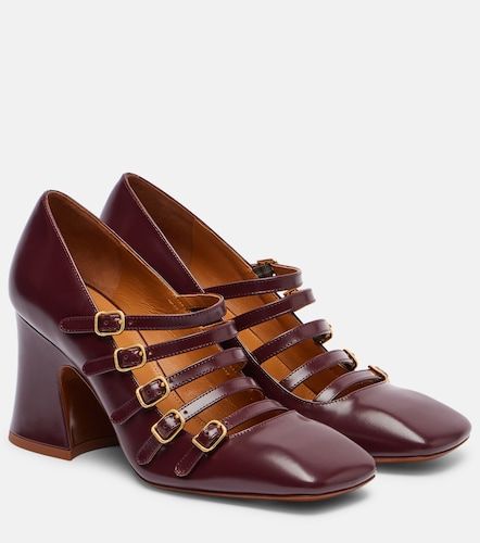 Chloé Escarpins Janis 80 en cuir verni - Chloe - Modalova