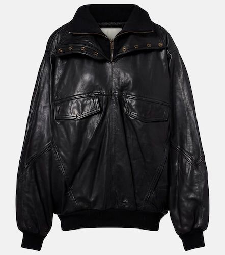 Veste Dorry oversize en cuir - Isabel Marant - Modalova