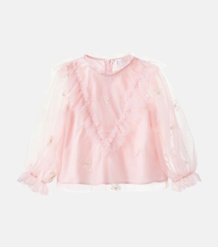 Blouse brodée en tulle - Petite Amalie - Modalova
