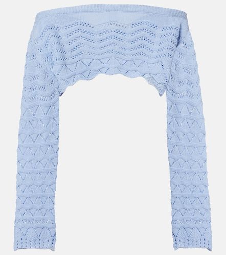 Crop top Helena en coton mélangé au crochet - Bananhot - Modalova