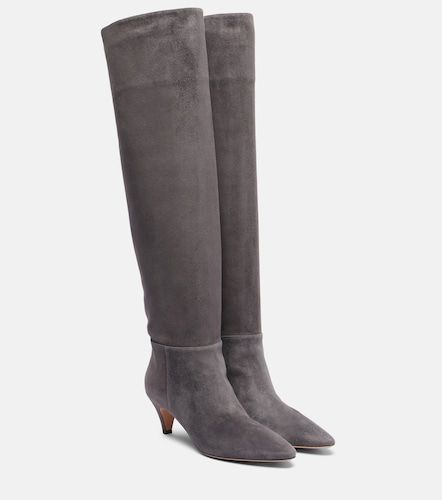 Bottes Elise 55 en daim - Gianvito Rossi - Modalova