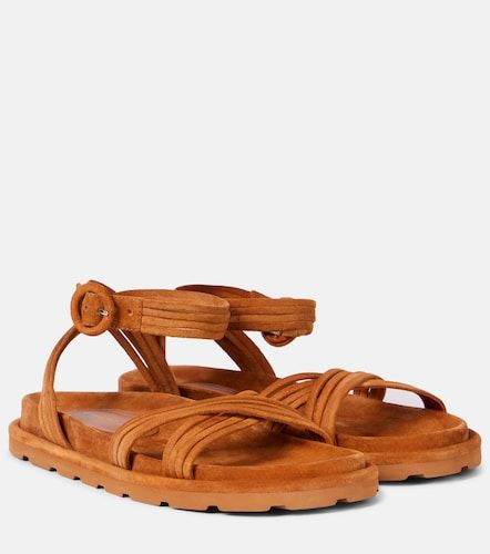 Sandales Lianne en daim - Gianvito Rossi - Modalova
