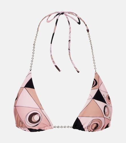 Haut de bikini Occhi à détail chaîne - Pucci - Modalova