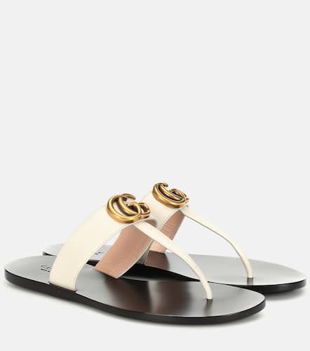 Gucci Mules Double G en cuir - Gucci - Modalova