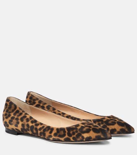 Ballerines Gianvito en cuir  motif lopard - Gianvito Rossi - Modalova
