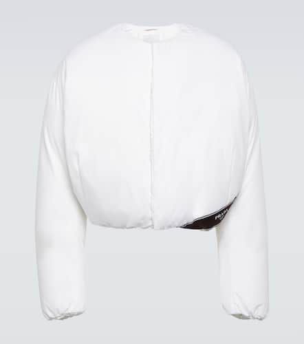 Veste doudoune raccourcie en coton - Prada - Modalova