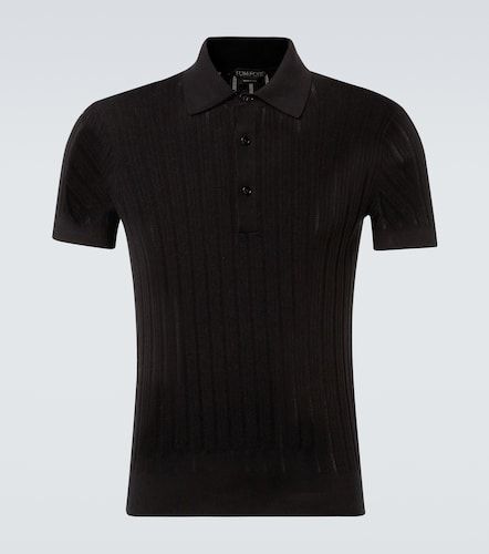 Tom Ford Polo en coton et soie - Tom Ford - Modalova