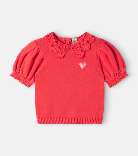 Bonton Top Niko en coton et crochet - Bonton - Modalova