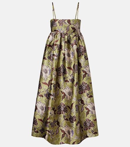 Alémais Robe midi Citron à fleurs - Alemais - Modalova