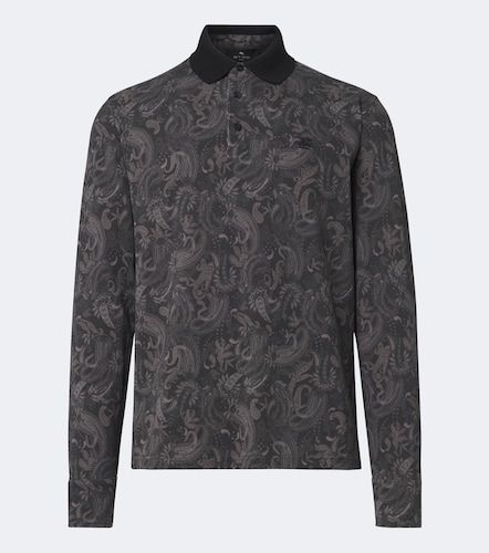 Polo en coton piqué à imprimé - Etro - Modalova