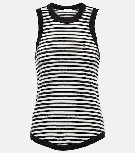 Saint Laurent Top Cassandre rayé - Saint Laurent - Modalova
