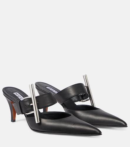 Mules Birdee T-Bar en cuir - Alexander McQueen - Modalova