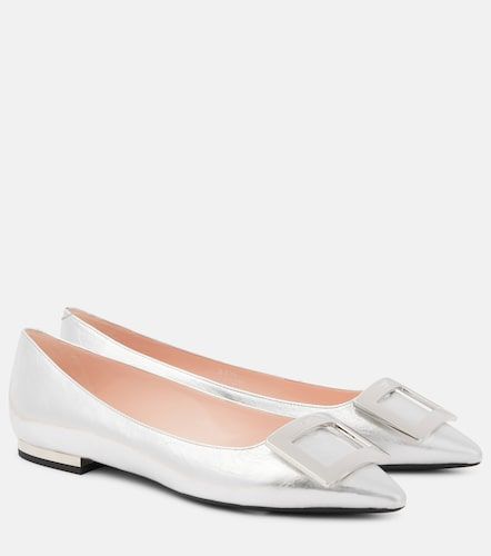 Ballerines en cuir métallisé - Roger Vivier - Modalova