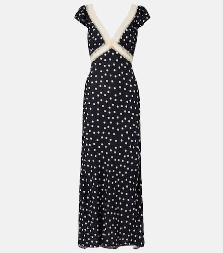 Rixo Robe longue Iggy à pois - Rixo - Modalova