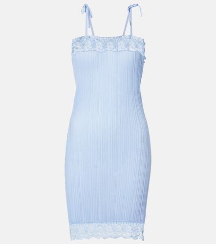 Chloé Robe en laine et dentelle - Chloe - Modalova