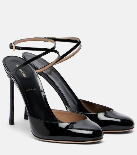 Escarpins en cuir verni à bride cheville - Tom Ford - Modalova