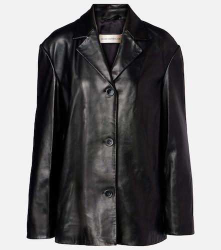 Nour Hammour Blazer Opus en cuir - Nour Hammour - Modalova