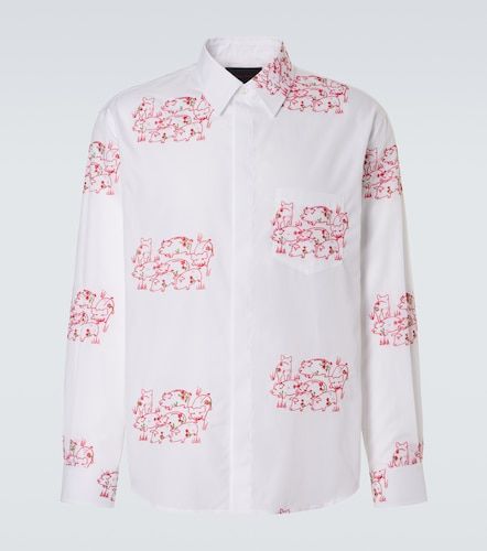 Chemise brodée en popeline de coton - Simone Rocha - Modalova