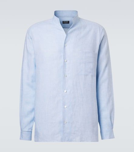Zegna Chemise en chambray de lin - Zegna - Modalova
