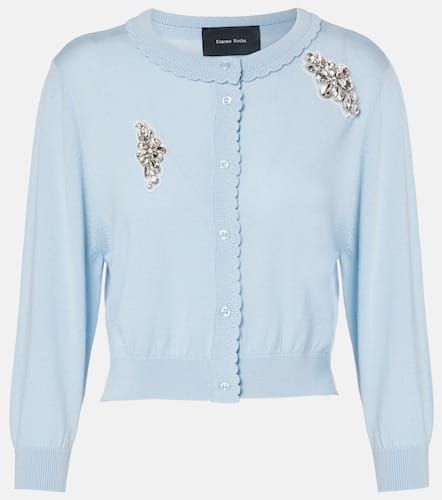 Cardigan en laine à ornements - Simone Rocha - Modalova