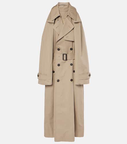 Robe midi Suspended Trench en coton - Balenciaga - Modalova