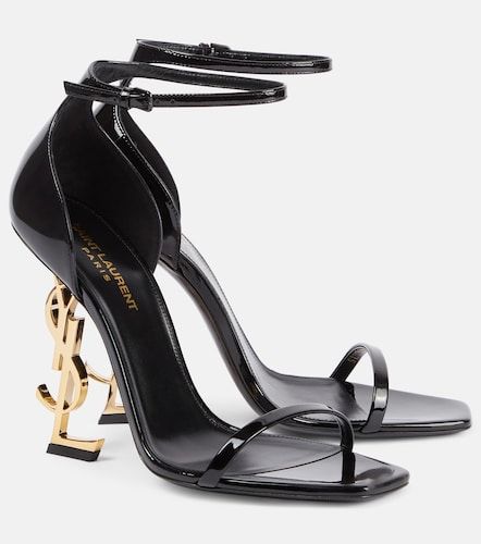 Sandales Opyum en cuir verni - Saint Laurent - Modalova