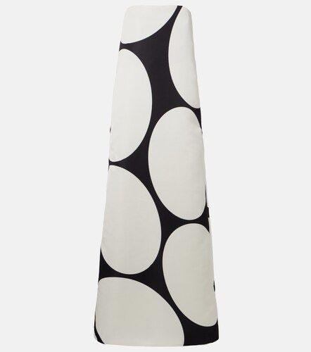 Robe longue bustier à pois - Dries Van Noten - Modalova
