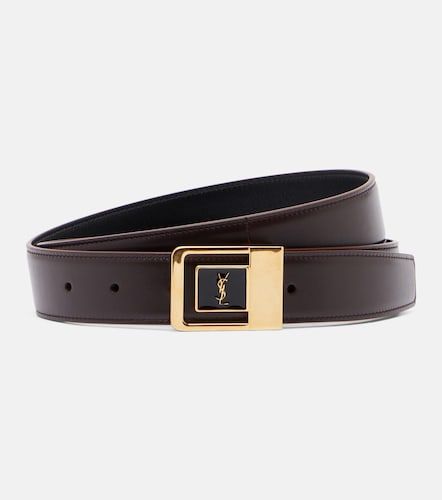 Ceinture Cassandre en cuir - Saint Laurent - Modalova