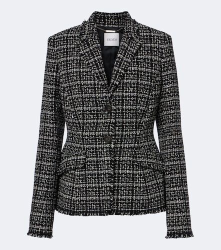 Veste en tweed de coton mélangé - Erdem - Modalova