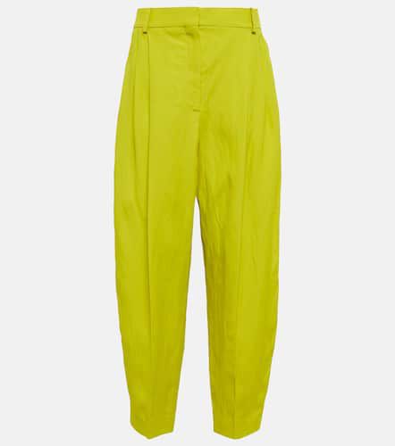 Pantalon tapered en lin mélangé - Stella McCartney - Modalova