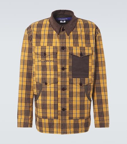 Veste en flanelle de coton à carreaux - Junya Watanabe - Modalova