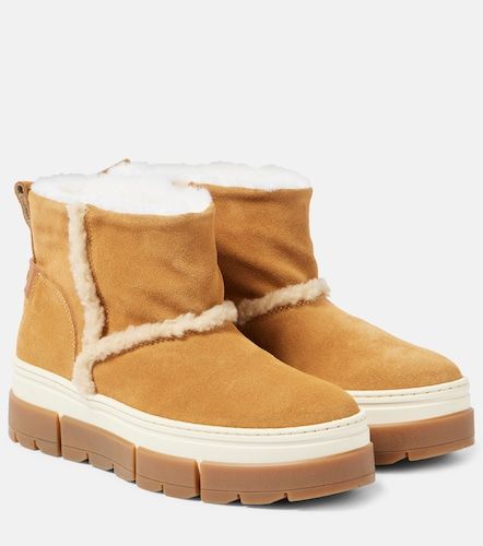 Bottines en daim doublées de peau lainée - Bogner - Modalova