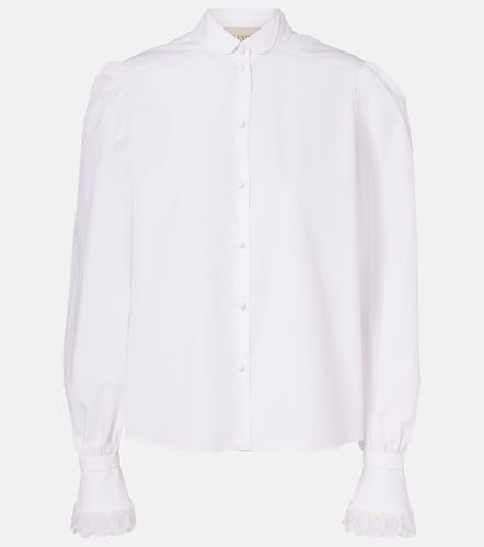 Blouse brodée en popeline de coton - Valentino - Modalova