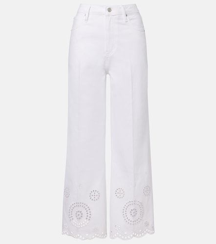 Jean flared The Eyelet à broderie - Frame - Modalova