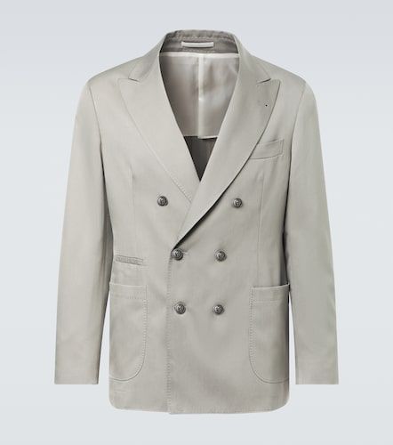 Veste de costume en soie - Brunello Cucinelli - Modalova
