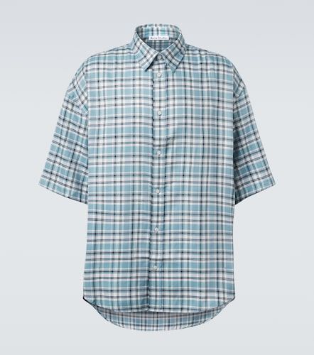 Chemise oversize en flanelle à carreaux - Acne Studios - Modalova