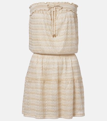 Robe Isla à encolure bardot en lamé - Melissa Odabash - Modalova