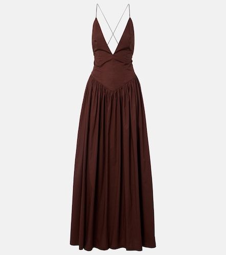 Robe longue en coton - Adriana Degreas - Modalova