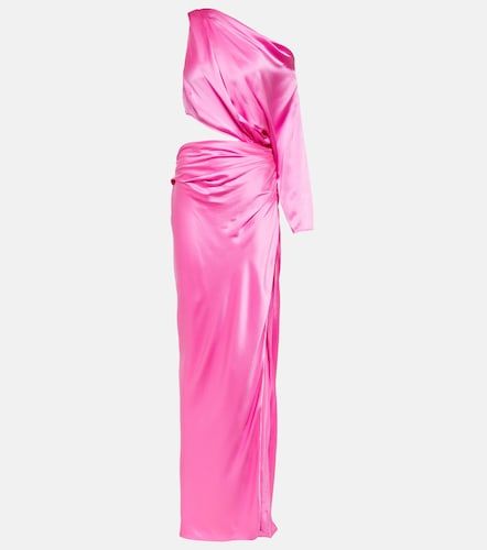 Robe longue à découpes en soie - The Sei - Modalova