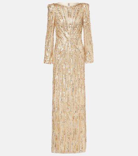 Robe longue à sequins - Jenny Packham - Modalova