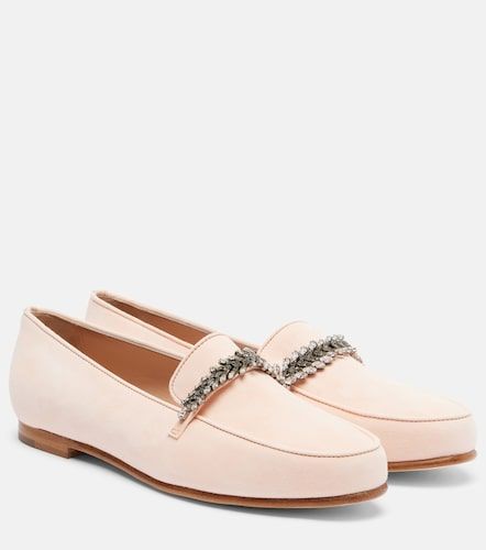 Mocassins Pisufa en daim à ornements - Manolo Blahnik - Modalova