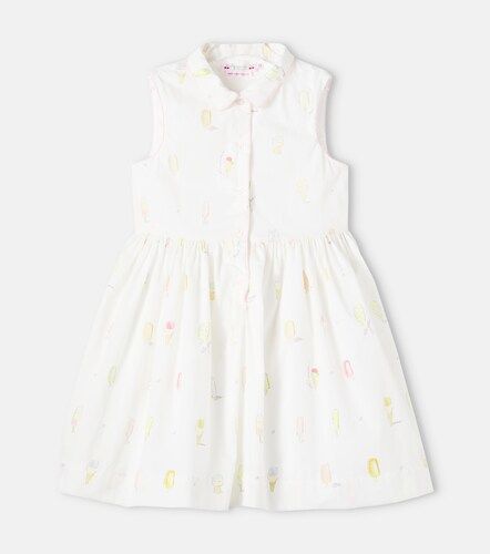 Robe Anne imprimée en coton - Bonpoint - Modalova