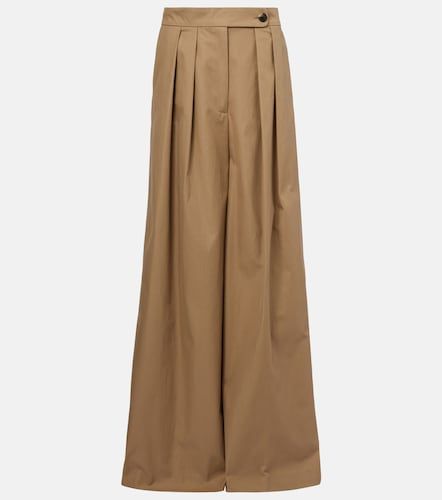 Pantalon ample à taille basse en coton - Dries Van Noten - Modalova